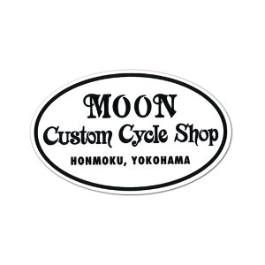 Photo: MOON Custom Cycle Shop Sticker