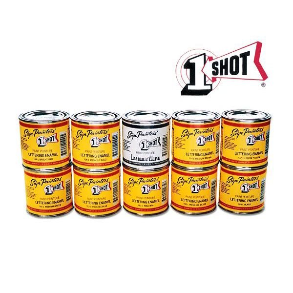 Photo1: 1 Shot Lettering Enamels 236ml  (46 Colors*) (1)
