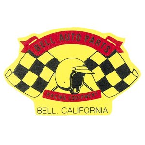 Photo: HOT ROD Sticker BELL AUTO PARTS RACING EQUIPMENT Sticker
