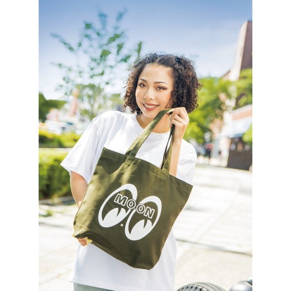 Photo1: MOON Tote Bag (1)