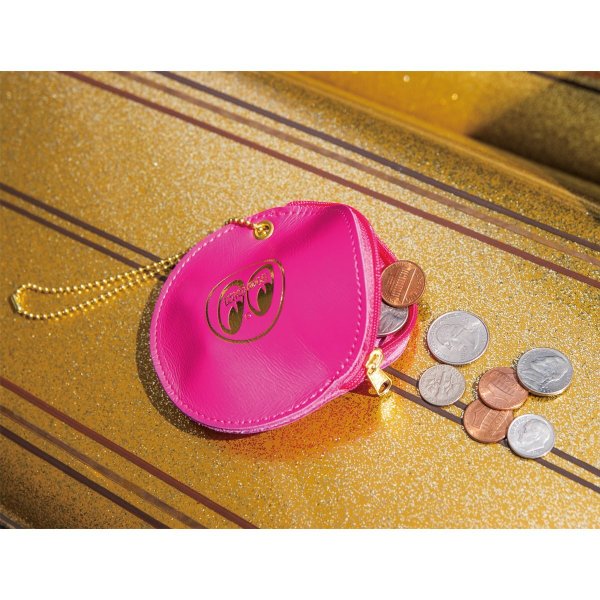 Photo2: MOON Leather Round Coin Case (2)