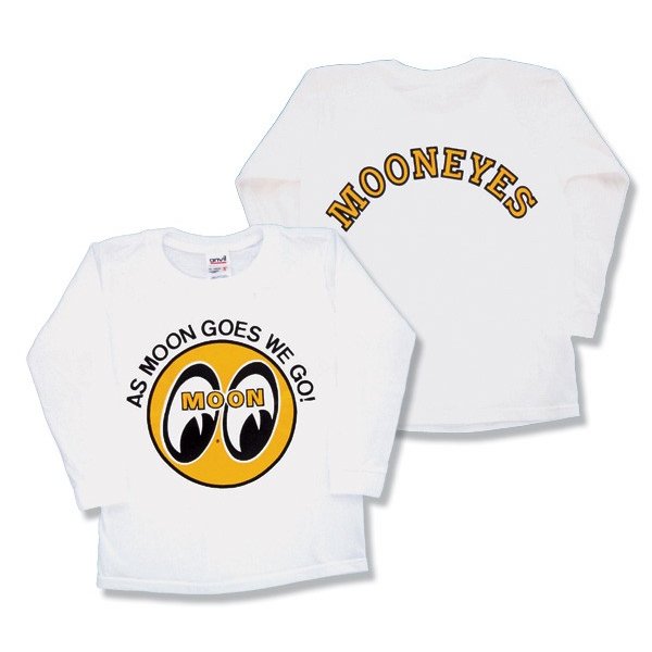 Photo3: Kids & Ladies MOON Long Sleeve T-Shirt (3)