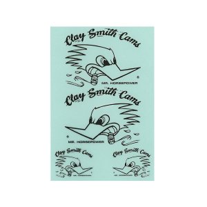 Photo: Clay Smith Clear Base Sticker Set   (Black)