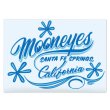 Photo1: MOONEYES California Pinstripe Sticker Blue (1)