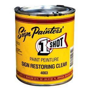 Photo: 1 Shot Sign Restoring Clear 4003