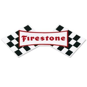 Photo: HOT ROD Sticker Firestone Sticker