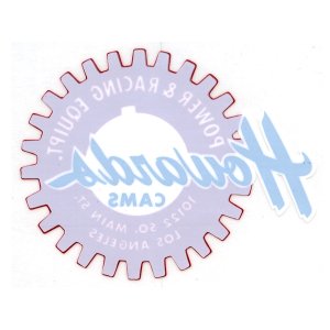 Photo: HOT ROD Sticker Howards Racing Cam 1961 Decal