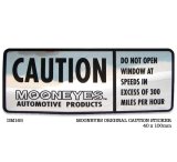 Photo: MOONEYES CAUTION Sticker