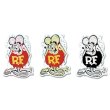 Photo1: Rat Fink Decal S 8x5.5cm (1)