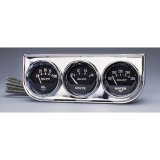 Photo: Auto Gauge 2 1/16inch Chrome 3 Gauge Console  (Mechanical)