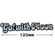 Photo2: Go with MOON Prism Sticker Small (2)