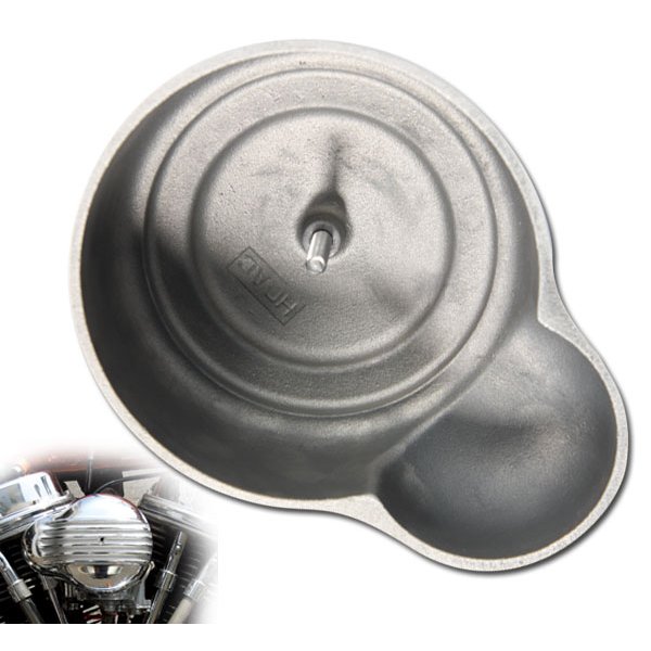 Photo2: MOON Original Finned Gourd Shape Air Cleaner Cover (2)