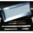 Photo1: Mack Brush Laser Lines Polished Aluminum Brush Kit (1)