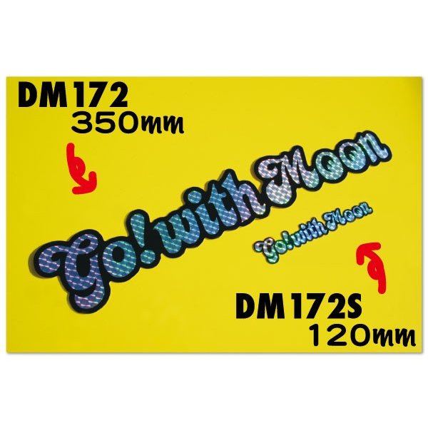 Photo3: Go with MOON Prism Sticker Small (3)