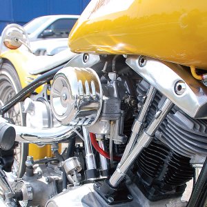 Photo: Chrome Air Cleaner Cover & Filter