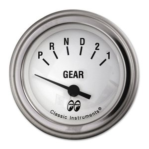 Photo: MOON Equipped 2inch Gear Indicator 3 Speed  (Electric) (White)