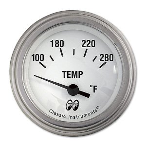 Photo: MOON Equipped 2inch Water temperature (Electric)   (White)