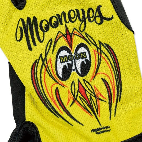 Photo4: MOON Pinstriping Mesh Gloves (4)