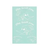 Photo: Clay Smith Clear Base Sticker Set   (White)