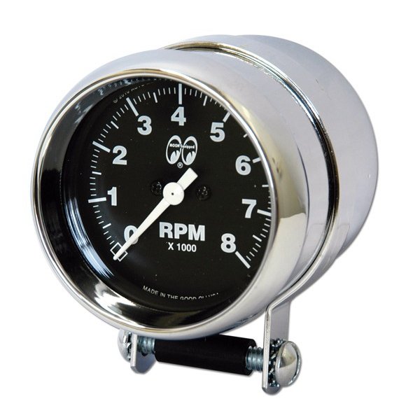 Photo2: MOON Mini Tachometer Black 8000rpm (2)