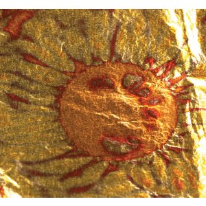 Photo: Variegated Gold Leaf  (RED)