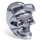 Photo: Chrome Shift Knob Skull with Goggles
