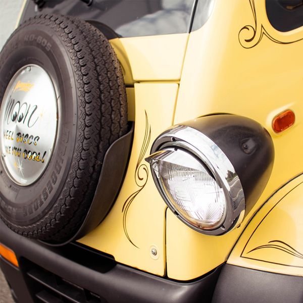 Photo2: Head Light Visors  (Pair) (2)