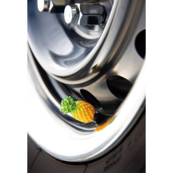 Photo3: BLUE PANIC Original Pineapple Air Valve Stem Cap (3)