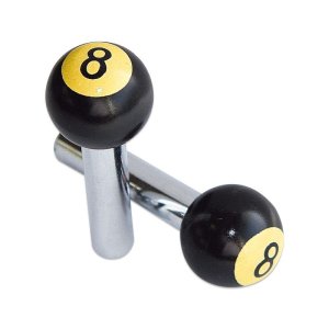 Photo: 8 Ball Door lock Knob Black