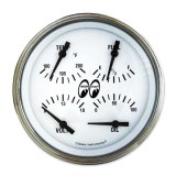 Photo: MOON Equipped 4 5/8inch QUAD Gauge (White)