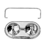 Photo: Chrome Brake Master Cylinder Cover 2 3/8 inchx5 inch