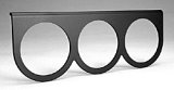 Photo: 2 5/8inch Black Alumi Gauge Panel 3 Hole