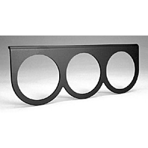 Photo: 2 5/8inch Black Alumi Gauge Panel 3 Hole