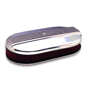 Photo: MOONEYES Original Oval Finned Air Cleaner