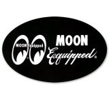 Photo: MOON Equipped Oval Sticker