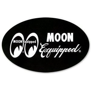 Photo: MOON Equipped Oval Sticker