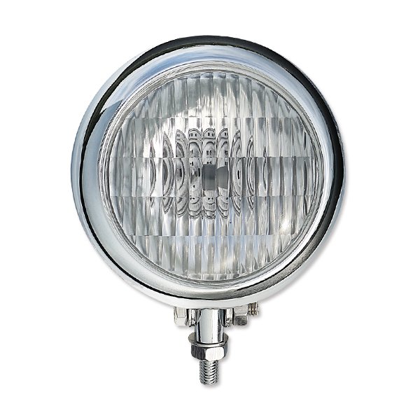 Photo3: 4-1/2 Chrome Smooth Headlight (3)