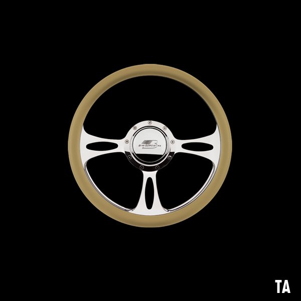 Photo2: Billet Specialties Steering Wheels Fast Lane 35cm (2)