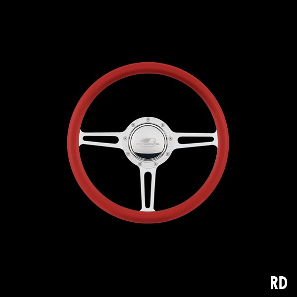 Photo5: Billet Specialties Steering Wheels Split Spoke 35cm (5)