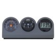 Photo4: Plastic Compass Clock Thermometer (4)