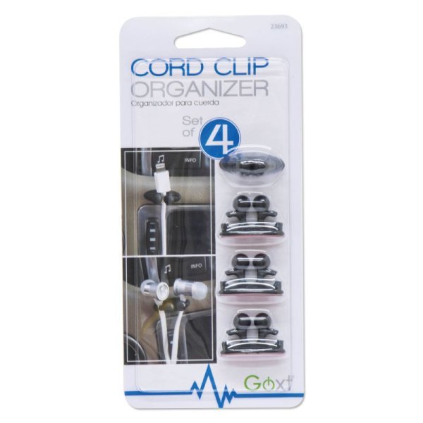 Photo2: 4 Pack Cord Clip Organizer (2)