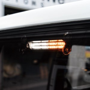 Photo: White-Amber Strobe Lights Bar