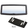 Photo1: Deluxe Visor Mirror Black (1)
