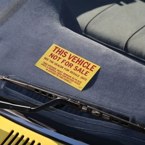 Photo: Not For Sale Sticker