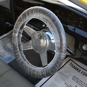 Photo: Steering Wheel Cover (5pieces set)