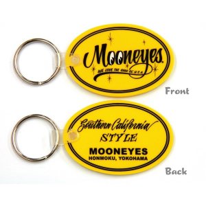 Photo: MOONEYES Oval Rubber Key Ring