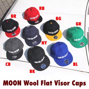 Photo: MOON Wool Flat Visor Cap