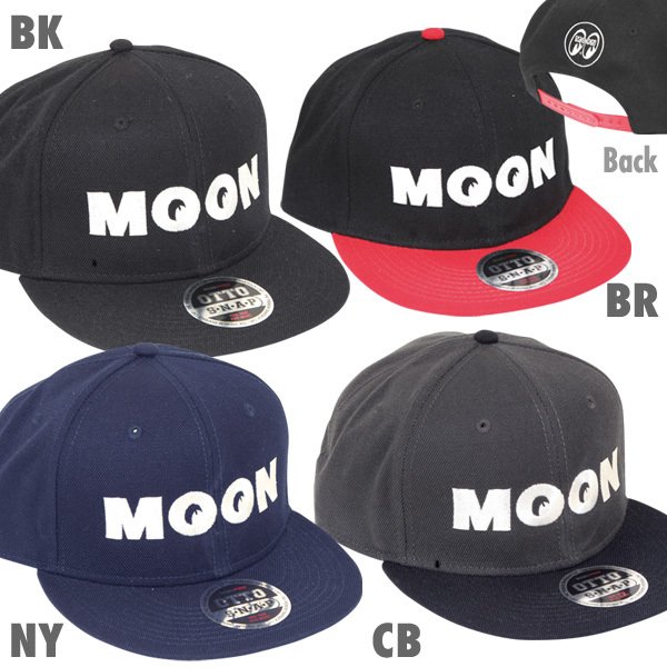 Photo2: MOON Wool Flat Visor Cap (2)