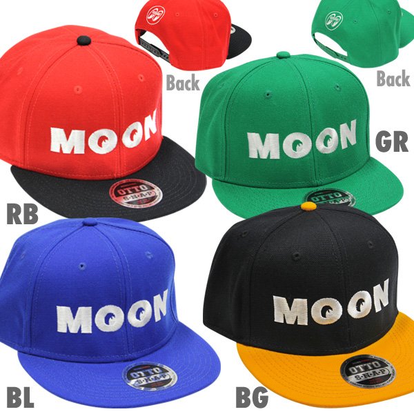 Photo3: MOON Wool Flat Visor Cap (3)