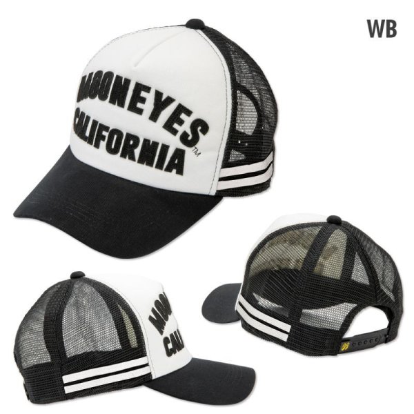 Photo5: MOON Felt Patch Mesh Cap (5)